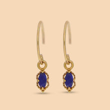 Lade das Bild in den Galerie-Viewer, MUJA JUMA Ohrringe Briony, Lapislazuli, in Gold