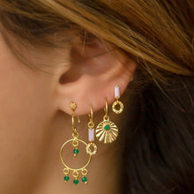 Lade das Bild in den Galerie-Viewer, MUJA JUMA Ohrstecker Aubrita, Pink Opal, in Gold