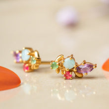 Lade das Bild in den Galerie-Viewer, MUJA JUMA Ohrstecker ORCHID, Marquise, in Gold