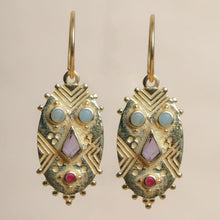 Lade das Bild in den Galerie-Viewer, MUJA JUMA Ohrringe Tiwi, Amethyst, in Gold