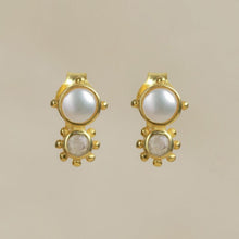 Lade das Bild in den Galerie-Viewer, MUJA JUMA Ohrstecker Guarani Pearl, in Gold
