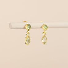 Lade das Bild in den Galerie-Viewer, MUJA JUMA Ohrstecker Fornax, Citrin, in Gold