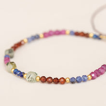 Lade das Bild in den Galerie-Viewer, MUJA JUMA Armband Rubin &Prenit, in Gold