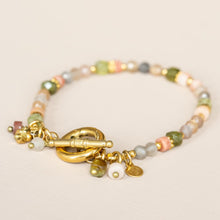 Lade das Bild in den Galerie-Viewer, MUJA JUMA Armband Mondstein, in Gold