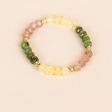 Lade das Bild in den Galerie-Viewer, MUJA JUMA Armband My Heritage, Erdbeerquarz, in Gold