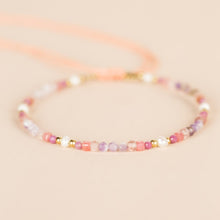 Lade das Bild in den Galerie-Viewer, MUJA JUMA Armband Rhodochrosit & Perl, in Gold