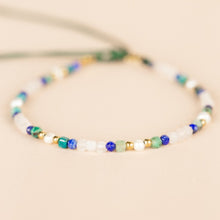 Lade das Bild in den Galerie-Viewer, MUJA JUMA Armband Lapis Lasuli & Perl, in Gold