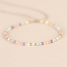 Lade das Bild in den Galerie-Viewer, MUJA JUMA Armband Amazonit & Perl, in Gold