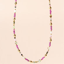 Lade das Bild in den Galerie-Viewer, MUJA JUMA Halskette Robijn, in Gold