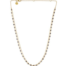 Lade das Bild in den Galerie-Viewer, MUJA JUMA Halskette Primrose, Iolith, in Gold