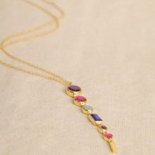 Lade das Bild in den Galerie-Viewer, MUJA JUMA Halskette Q’ero, Amethyst, in Gold