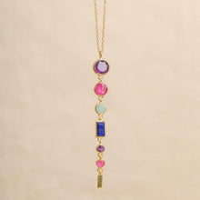 Lade das Bild in den Galerie-Viewer, MUJA JUMA Halskette Q’ero, Amethyst, in Gold