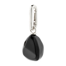 Lade das Bild in den Galerie-Viewer, PILGRIM Anhänger CHARM, Achat, Schwarz, in Silber