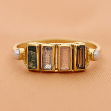 Lade das Bild in den Galerie-Viewer, MUJA JUMA Ring BREA, Achat, in Gold