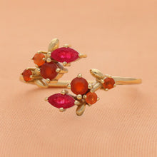 Lade das Bild in den Galerie-Viewer, MUJA JUMA Ring ORCHID, Pink, in Gold, Gr. 58