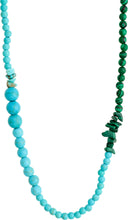 Lade das Bild in den Galerie-Viewer, PILGRIM Kette SOULMATES, Blau-Grün, in Gold