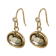 Lade das Bild in den Galerie-Viewer, Pilgrim Ohrringe AIR, Grau, in Gold