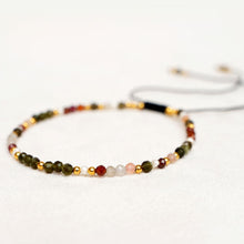 Lade das Bild in den Galerie-Viewer, MUJA JUMA Armband Obsidian & Perlen MIX, in Gold