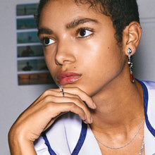 Lade das Bild in den Galerie-Viewer, Pilgrim Ohrringe INTUITION, Achat, in Silber