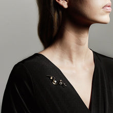 Lade das Bild in den Galerie-Viewer, PILGRIM Brosche INTUITION, in Silber