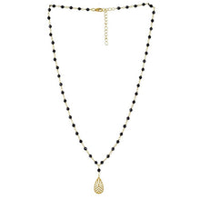 Lade das Bild in den Galerie-Viewer, MUJA JUMA Halskette, Onyx, in Gold