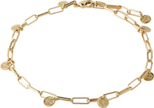 Lade das Bild in den Galerie-Viewer, PILGRIM Fußkettchen RIVER, in Gold