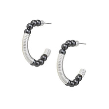 Lade das Bild in den Galerie-Viewer, SENCE Copenhagen Ohrringe, Kreolen UG, versilbert