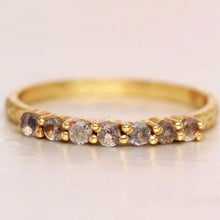 Lade das Bild in den Galerie-Viewer, MUJA JUMA Ring 7 STONE, Labradorit, in Gold, Gr. 54