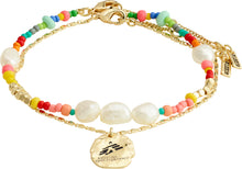 Lade das Bild in den Galerie-Viewer, PILGRIM Armband MSF 2-in-1 set, in Gold