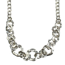 Lade das Bild in den Galerie-Viewer, HULTQUIST Halskette ORGANIC CIRCLE, in Silber