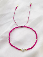 Lade das Bild in den Galerie-Viewer, GLAM & GLORY Festival Miyuki Armband Pink, in Gold