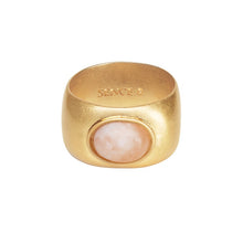 Lade das Bild in den Galerie-Viewer, Sence Copenhagen Ring Diversity Beads, Aventurin, in Gold