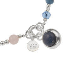 Lade das Bild in den Galerie-Viewer, SENCE Copenhagen Kette THE MIX 2 in 1, Quarz, in Silber