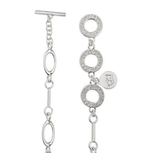 Lade das Bild in den Galerie-Viewer, SENCE Copenhagen Armband OVALS Fine, in Silber