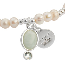 Lade das Bild in den Galerie-Viewer, SENCE Copenhagen Armband DUO, Perlen & Amazonit, in Silber