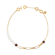 Lade das Bild in den Galerie-Viewer, SENCE Copenhagen Kette LOUD, Perlen & Glas, in Gold