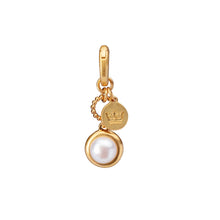 Lade das Bild in den Galerie-Viewer, SENCE Copenhagen Anhänger Charm PEARL WHITE, in Gold