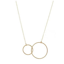 Lade das Bild in den Galerie-Viewer, GLAM & GLORY Halskette DOUBLE RING