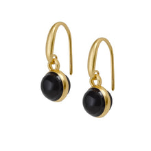 Lade das Bild in den Galerie-Viewer, SENCE Copenhagen Ohrringe ESSENTIALS- Achat, in Gold
