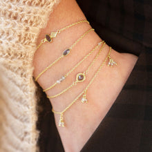 Lade das Bild in den Galerie-Viewer, MUJA JUMA Armband ADELE, Prehnit, in Gold