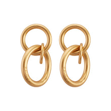 Lade das Bild in den Galerie-Viewer, SENCE Copenhagen Ohrstecker T-BAR Rings, in Gold