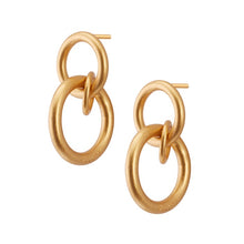 Lade das Bild in den Galerie-Viewer, SENCE Copenhagen Ohrstecker T-BAR Rings, in Gold