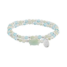 Lade das Bild in den Galerie-Viewer, SENCE Copenhagen Armband- Set THE GRIFF, Amazonit, in Silber