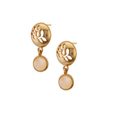 Lade das Bild in den Galerie-Viewer, SENCE Copenhagen Ohrstecker THE DISC Rosa, in Gold