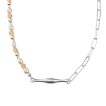 Lade das Bild in den Galerie-Viewer, SENCE Copenhagen Kette PEARLS, Perlen, 60+35cm, in Silber