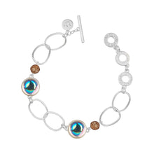 Lade das Bild in den Galerie-Viewer, SENCE Copenhagen Armband MORE, Opal-Glas, in Silber