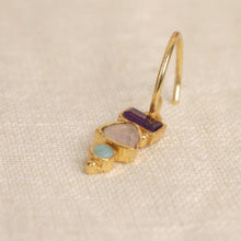 Lade das Bild in den Galerie-Viewer, MUJA JUMA Ohrringe Awá Amethyst , in Gold
