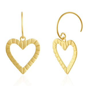 MUJA JUMA Ohrringe BIG HEART, in Gold