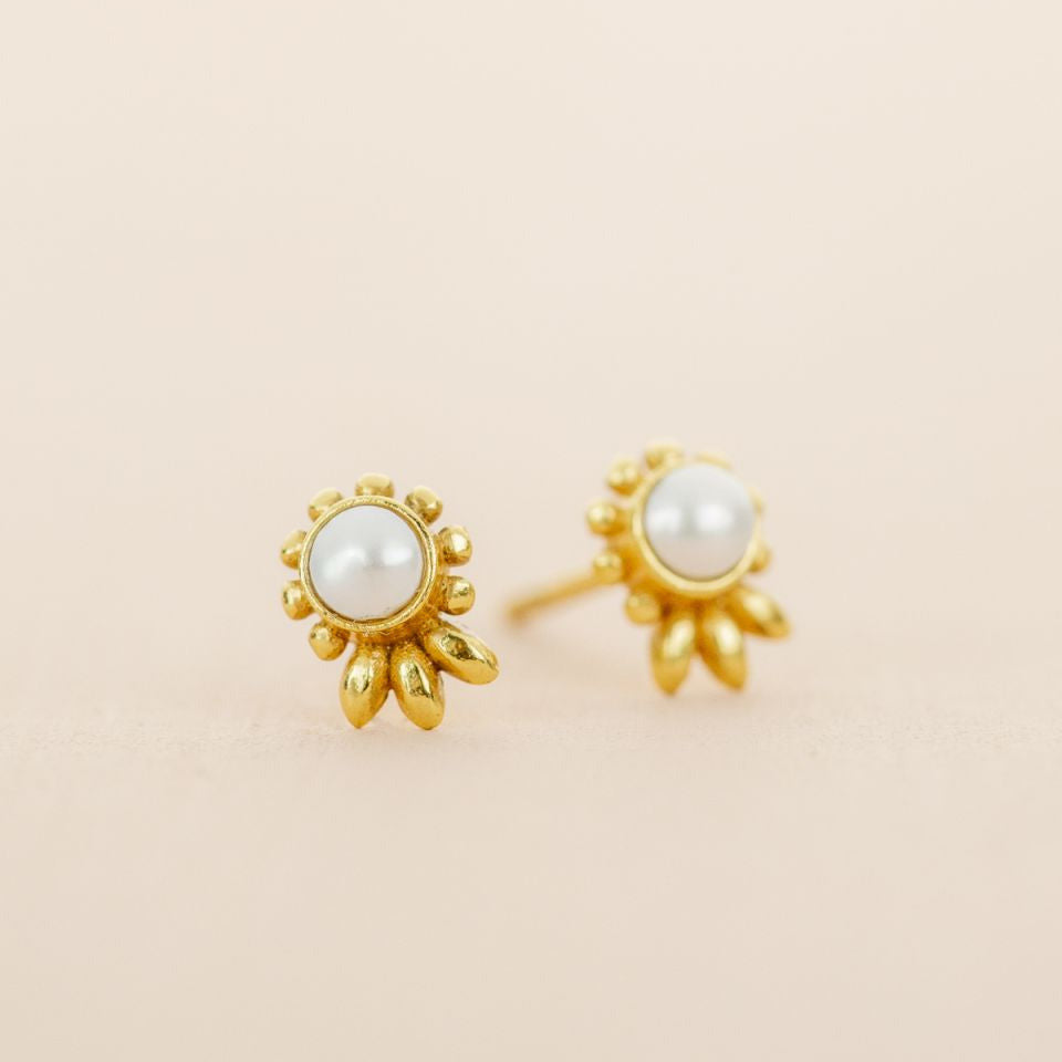 MUJA JUMA Ohrstecker CRUX, in Gold