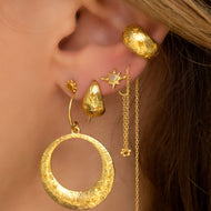 MUJA JUMA Ohrringe Creole Callisto, in Gold